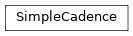 Inheritance diagram of simsit.cadence.SimpleCadence